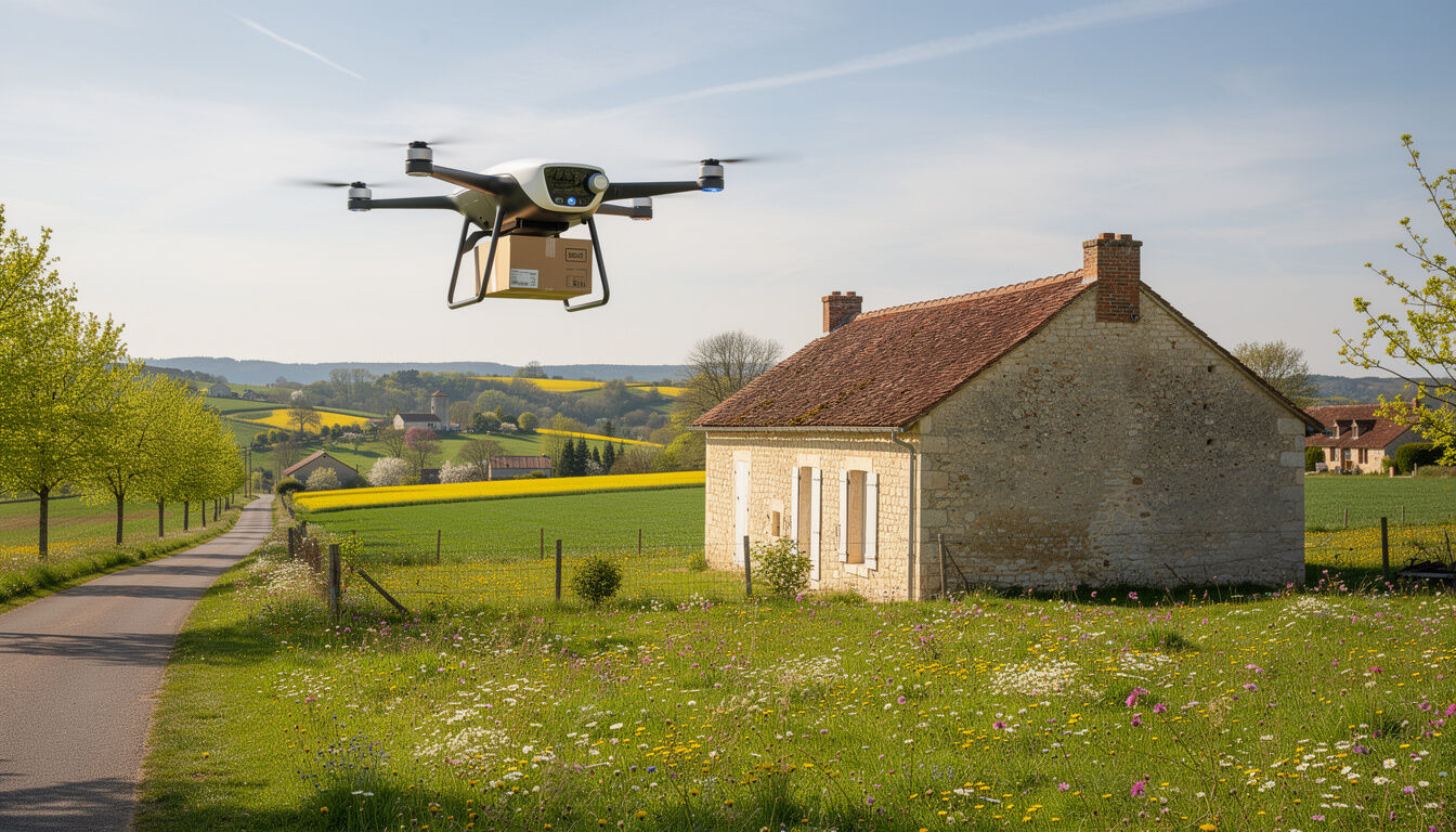 Découvrez comment le service de livraison par drones transforme la logistique en zones rurales parisiennes, offrant rapidité et accessibilité pour un avenir connecté.