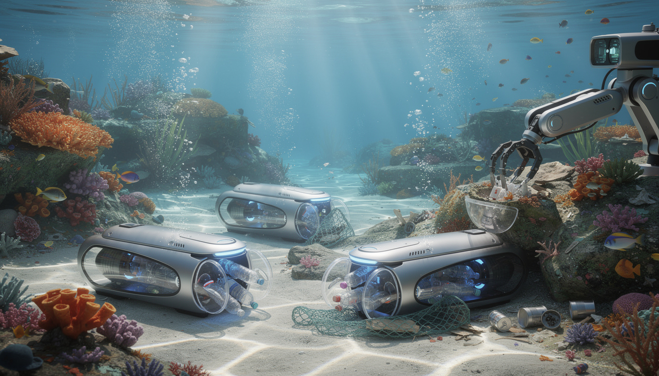 l’union européenne innove en mobilisant drones et robots pour un nettoyage révolutionnaire des fonds marins, visant à éliminer efficacement les déchets sous-marins et protéger la biodiversité.