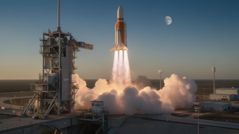 découvrez artemis ii, la mission historique où le vaisseau orion s'élance enfin vers la lune, marquant une nouvelle ère d'exploration spatiale.