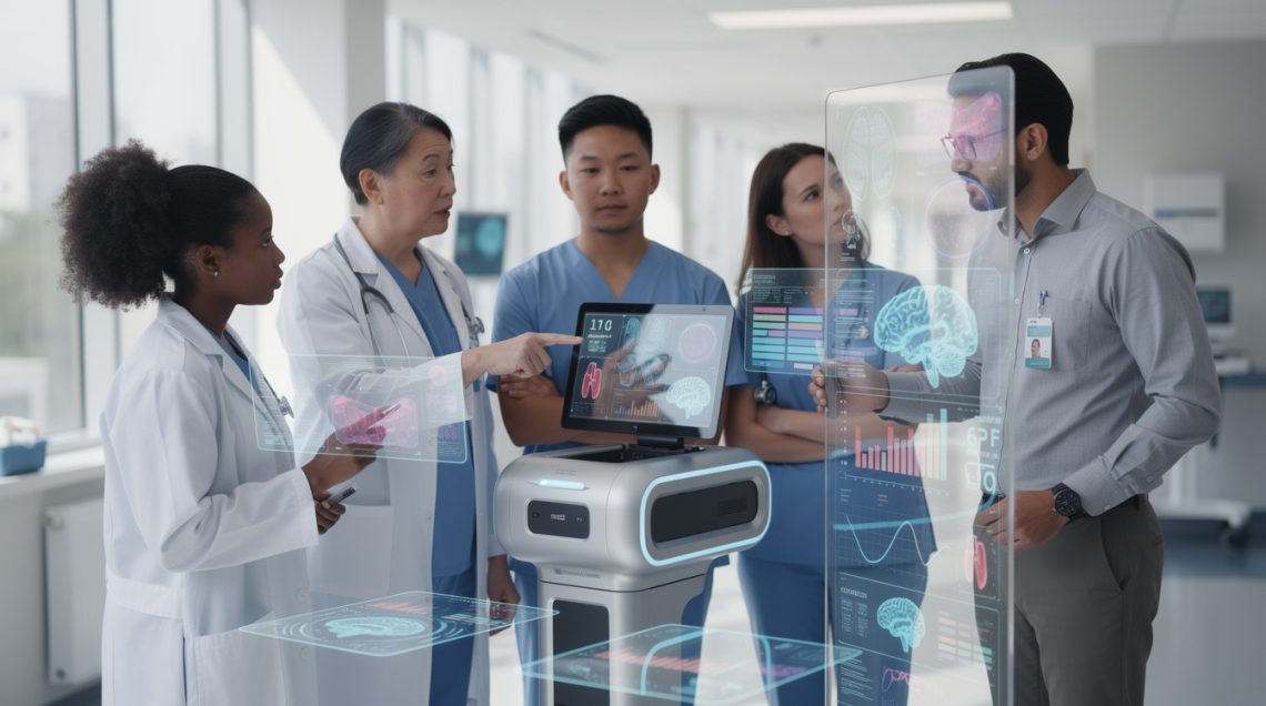 découvrez comment l'intelligence artificielle transforme la santé, de la détection des maladies à la prise de décision médicale, tout en abordant les défis éthiques associés.