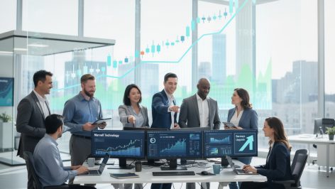 marvell technology atteint son sommet annuel après que barclays ait relevé sa recommandation, soulignant la performance exceptionnelle de l'entreprise sur le marché.