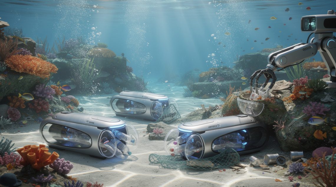 l’union européenne innove en mobilisant drones et robots pour un nettoyage révolutionnaire des fonds marins, visant à éliminer efficacement les déchets sous-marins et protéger la biodiversité.
